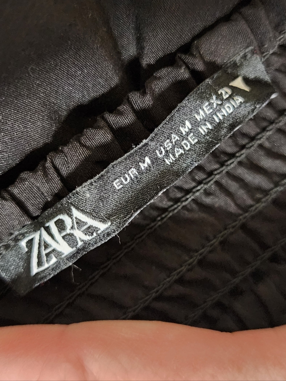 Zara Women's Black Smocked Bodice Sleeveless Tiered Maxi Dress Med Summer Casual - Picture 11 of 11